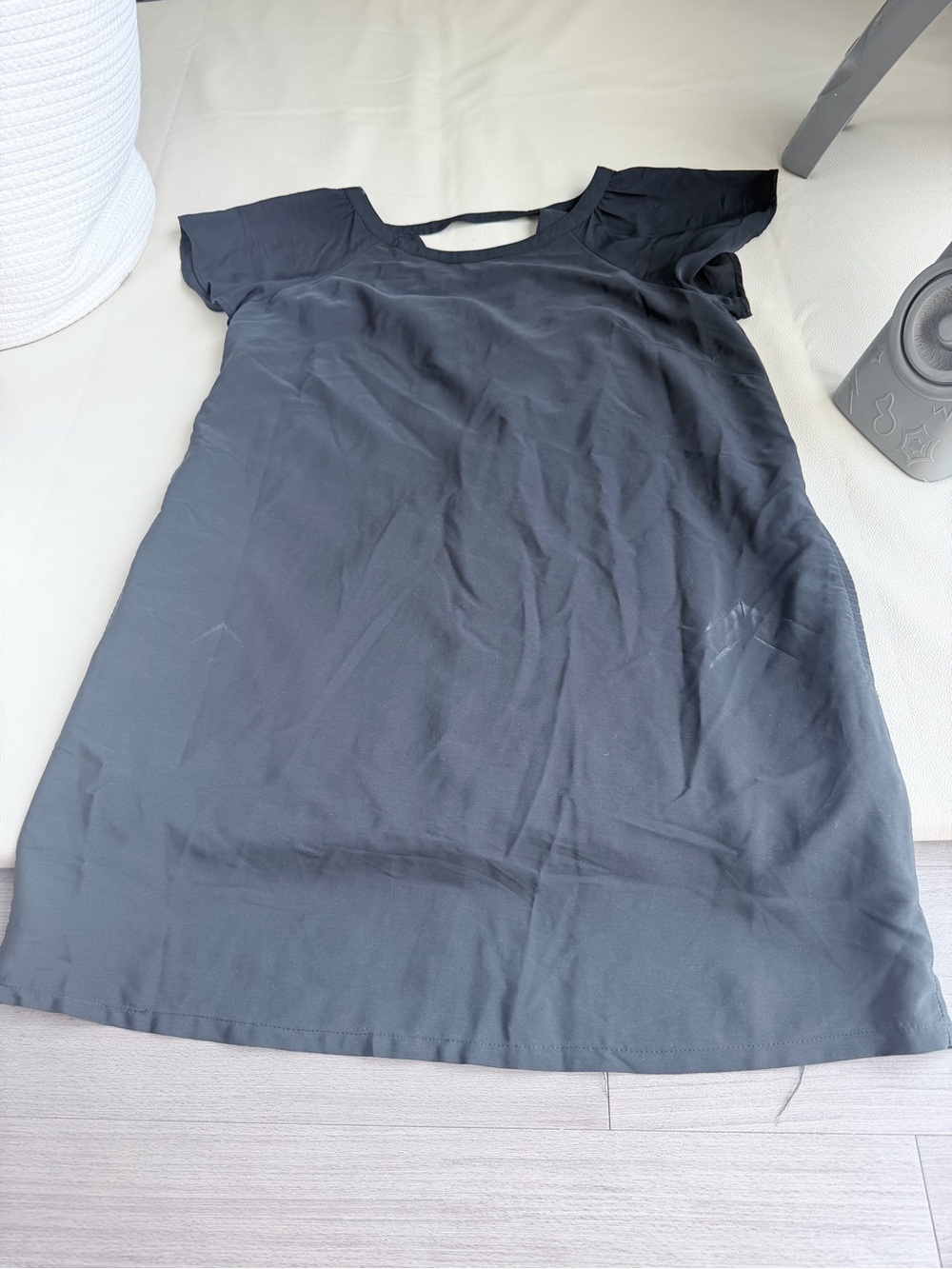 Abercrombie & Fitch Black Midi Dress